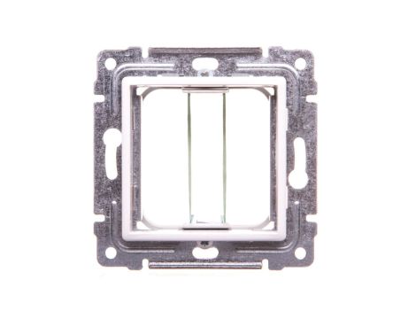 VENA Uchwyt montażowy 45x45 z redukcją ramki biały 510445