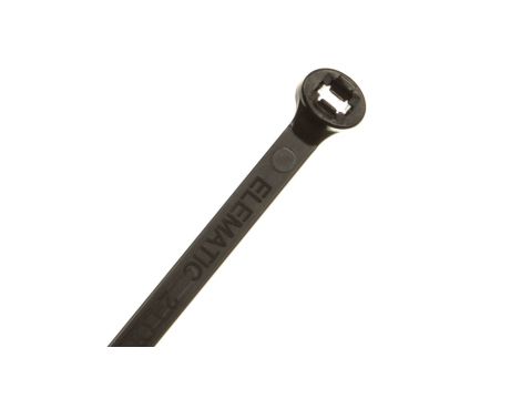 Opaska kablowa 200x4,5 czarna UV 2-LOCK zęby stalowe BMTN2048 /100szt./