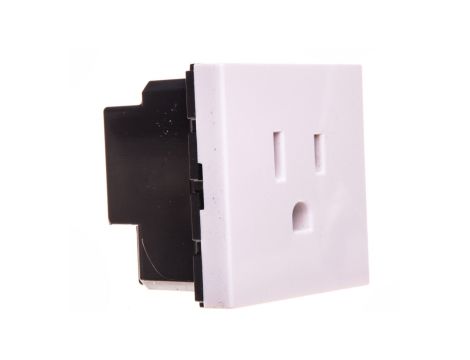 MOSAIC Gniazdo pojedyncze z/u 15A standard US białe 077504