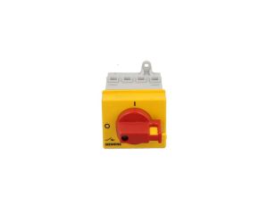 Rozłącznik główny/awaryjny 3P 16A 7.5kW AC23A 400V montaż modułowy pokrętło żółto-czerwone piórkowe 3LD2030-0TK13