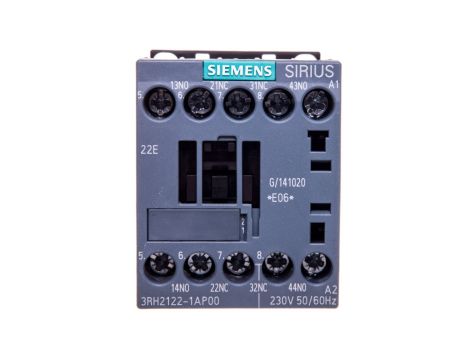 Stycznik pomocniczy 2Z 2R cewka 230V AC 50-60Hz S00 przyłącze śrubowe SIRIUS 3RH2122-1AP00