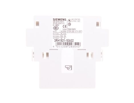 Styki pomocnicze 2R montaż boczny pierwszy blok S6 do S12 przył śrubowe SIRIUS 3RH1921-1EA02