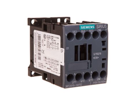Stycznik mocy 7A 3P 110V AC 0Z 1R S00 3RT2015-1AF02