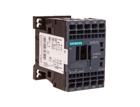 Stycznik mocy 7A 3P 24V DC 0Z 1R S00 3RT2015-2BB42
