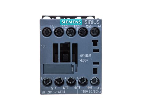 Stycznik mocy 9A 3P 110V AC 1Z 0R S00 3RT2016-1AF01