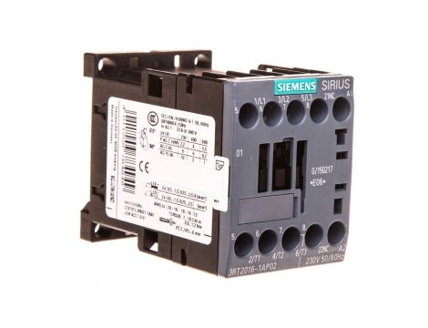 Stycznik mocy 9A 3P 230V AC 0Z 1R S00 3RT2016-1AP02