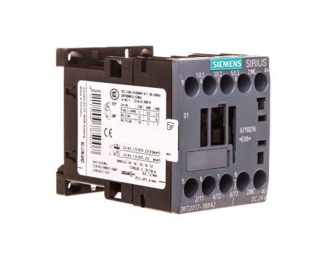 Stycznik mocy 12A 3P 24V DC 0Z 1R S00 3RT2017-1BB42