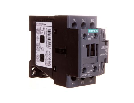 Stycznik mocy 17A 3P 24V DC 1Z 1R S0 3RT2025-1BB40