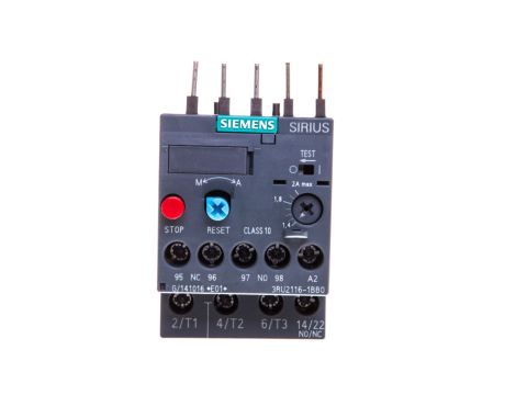 Przekaźnik termiczny 1,4-2A S00 3RU2116-1BB0