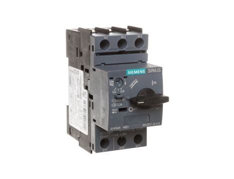 Wyłącznik silnikowy 3P 0,06kW 0,18-0,25A S00 3RV2011-0CA10