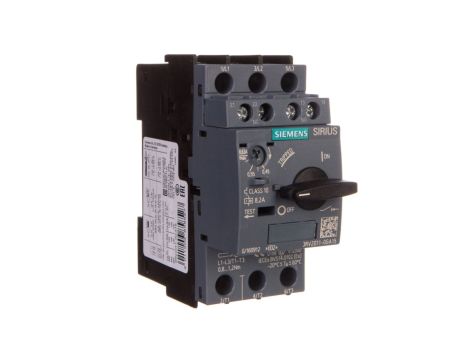 Wyłącznik silnikowy 3P 0,45-0,63A 1Z 1R S00 3RV2011-0GA15