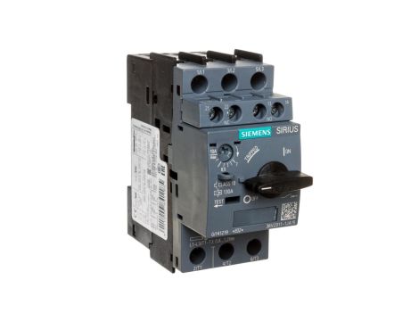 Wyłącznik silnikowy 3P 4,5kW 7-10A 1Z 1R S00 3RV2011-1JA15