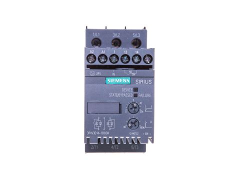 Softstart 3-fazowy 200-480VAC 6,5A 3kW/400V Uc=24V AC/DC S00 3RW3014-1BB04