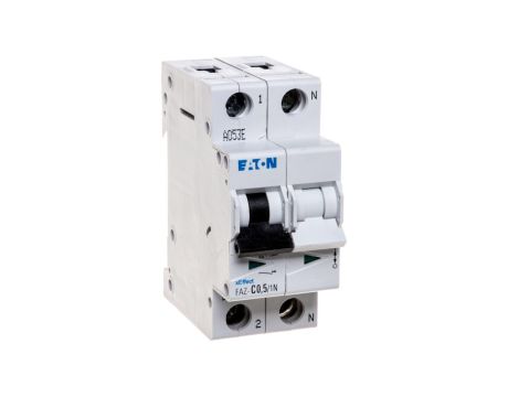 Wyłącznik nadprądowy 1P+N C 0,5A 15kA AC FAZ C05/1N 278657