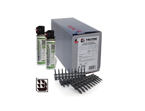 Gwoździe TSGT 19mm beton 1000 szt. z gazem 100ml do osadzaków gazowych SC40II