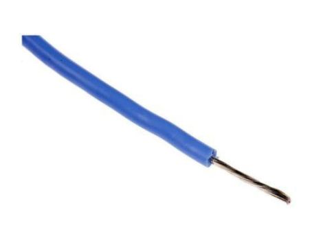 Przewód montażowy 0,5 mm Niebieski RS PRO Guma silikonowa 20 AWG dł. 25m 16/0,2 mm