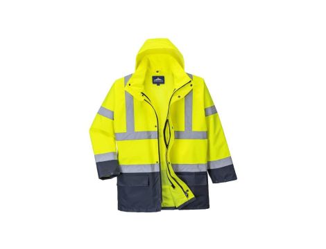 KURTKA OSTRZEGAWCZA OCIEPLANA S766YNR HI-VIS 5W1 XXXL
