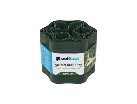 OBRZEŻE OGRODOWE CIEMNA ZIELEŃ 15CM*9M