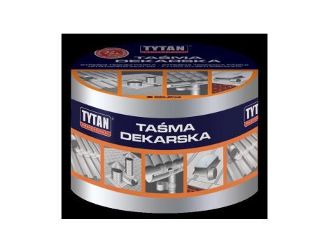 Taśma uszczelniająca dekarska 10cm*10mb srebrna/aluminiowa