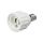 Adapter przejściówka do żarówki E14 - GU10 plastikowy