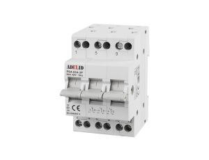 Przełącznik zasilania sieć-agregat 3P 63A 1-0-2 PSA-63A-3P