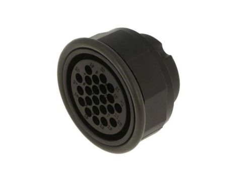 Złącze okrągłe żeńskie UIC558 PIN 22 na przewód zaciskanie 09580223101