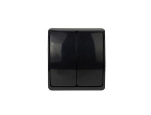 ViPlast Koala łącznik świecznikowy IP44 natynkowy czarny