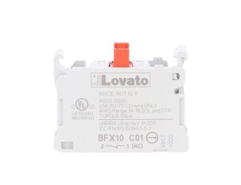 Zestyk pomocniczy 1R zaciski śrubowe montaż z przodu do styczników BF160...BF400 BFX10C01