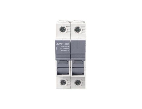 Podstawa bezpiecznikowa 2P 32A DC 10x38 1000V APV-SPB-2P
