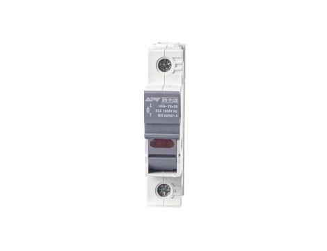Podstawa bezpiecznikowa 1P 32A DC 10x38 + LED APV-SPB-1P-LED