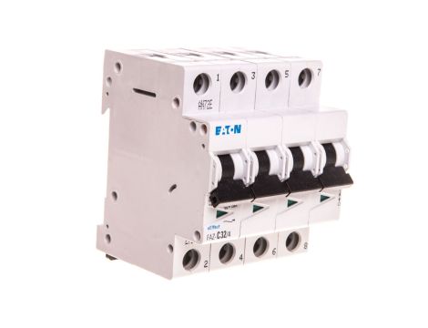 Wyłącznik nadprądowy 4P C 32A 15kA AC FAZ C32/4 279064