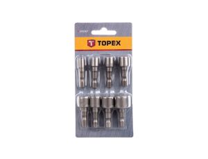 Nasadki wkrętakowe 1/4 cala 5-13mm stal CrV (zestaw 8 szt.) 39D387