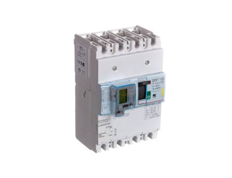 Wyłącznik mocy z zabezpieczniem różnicowprądowym 4P 125A 16kA DPX3 160+BL.R 420036