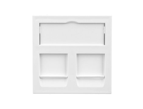 Adapter M45 dla 2xRJ45 biały DTG-2RM RW1 6119292