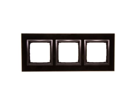 Simon 54 Nature Ramka potrójna szkło ZASTYGŁA LAWA DRN3/73