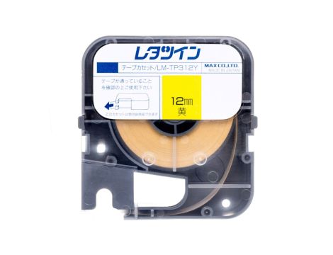 Taśma samoprzylepna poliestrowa 12mm LM-TP312Y żółta E04ZP-04020200801 /8m/