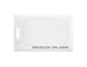 Karta zbliżeniowa gruba 2 mm biała 125 kHz KT-STD-2