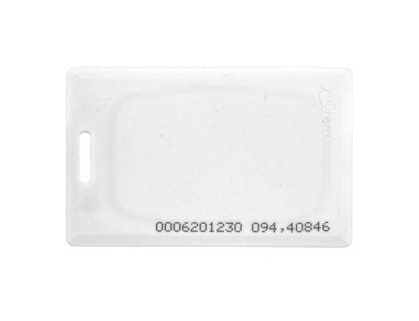 Karta zbliżeniowa gruba 2 mm biała 125 kHz KT-STD-2