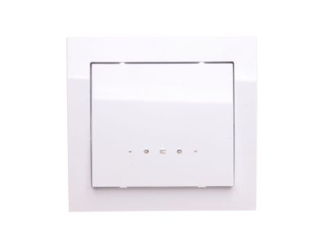 KIER Łącznik pojedynczy z podświetleniem biały ŁP-1WS/00