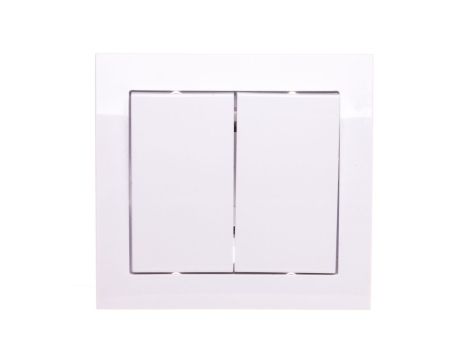 KIER Łącznik świecznikowy biały ŁP-2W/00