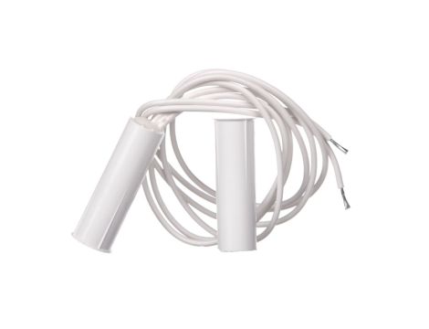 Czujka kontaktronowa wpuszczana magnetyczna biała K-2