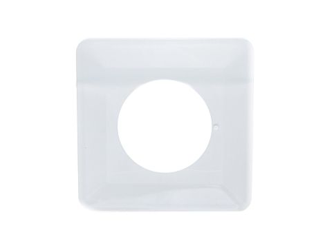 Sentia Osłona ściany pojedyncza biała tworzywo pozioma 2100-00