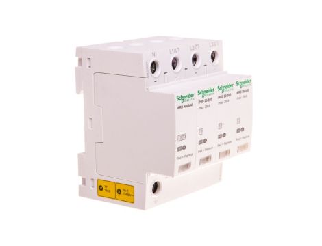 Ogranicznik przepięć Typ T2 3P 20kA ze stykiem pomocniczym iPRD-20r-20kA-350V-3PN A9L20601