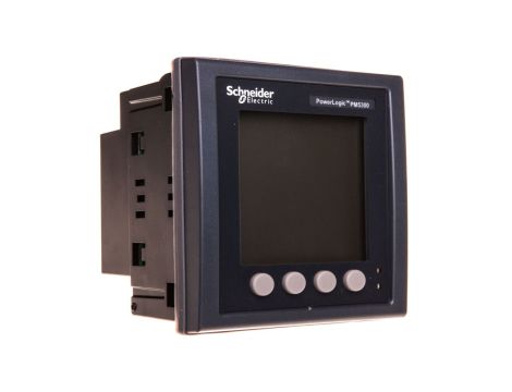 Miernik parametrów sieci (U, I, P, Q, f, PF, E) 5/1A przekładnik 100-415V AC Modbus tablicowy 96x96mm METSEPM5330