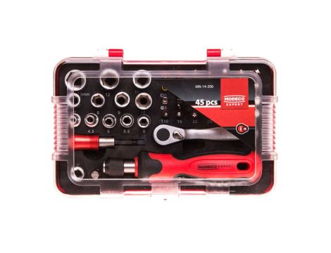 Zestaw narzędzi Modeco Expert MN-14-206 /45 szt. – opakowanie plastikowe – 1 szt./