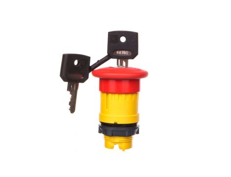 Napęd przycisku bezpieczeństwa czerwony z kluczykiem bez podświetlania ZB5AS944D