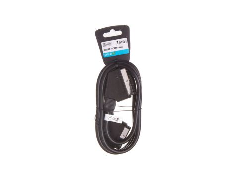 Przewód połączeniowy (EURO) SCART - SCART 1,5m SL2001