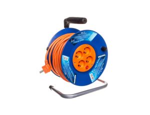 Przedłużacz bębnowy 4-gniazda z/u 25m H05VV-F 3G1,5 P19425