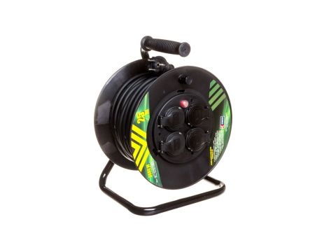 Przedłużacz bębnowy 4-gniazda z/u 25m H05RR-F 3G1,5 IP44 P084251