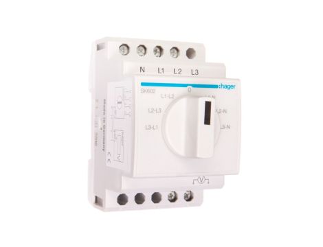 Przełącznik woltomierza 7-pozycyjny 20A 400V SK602